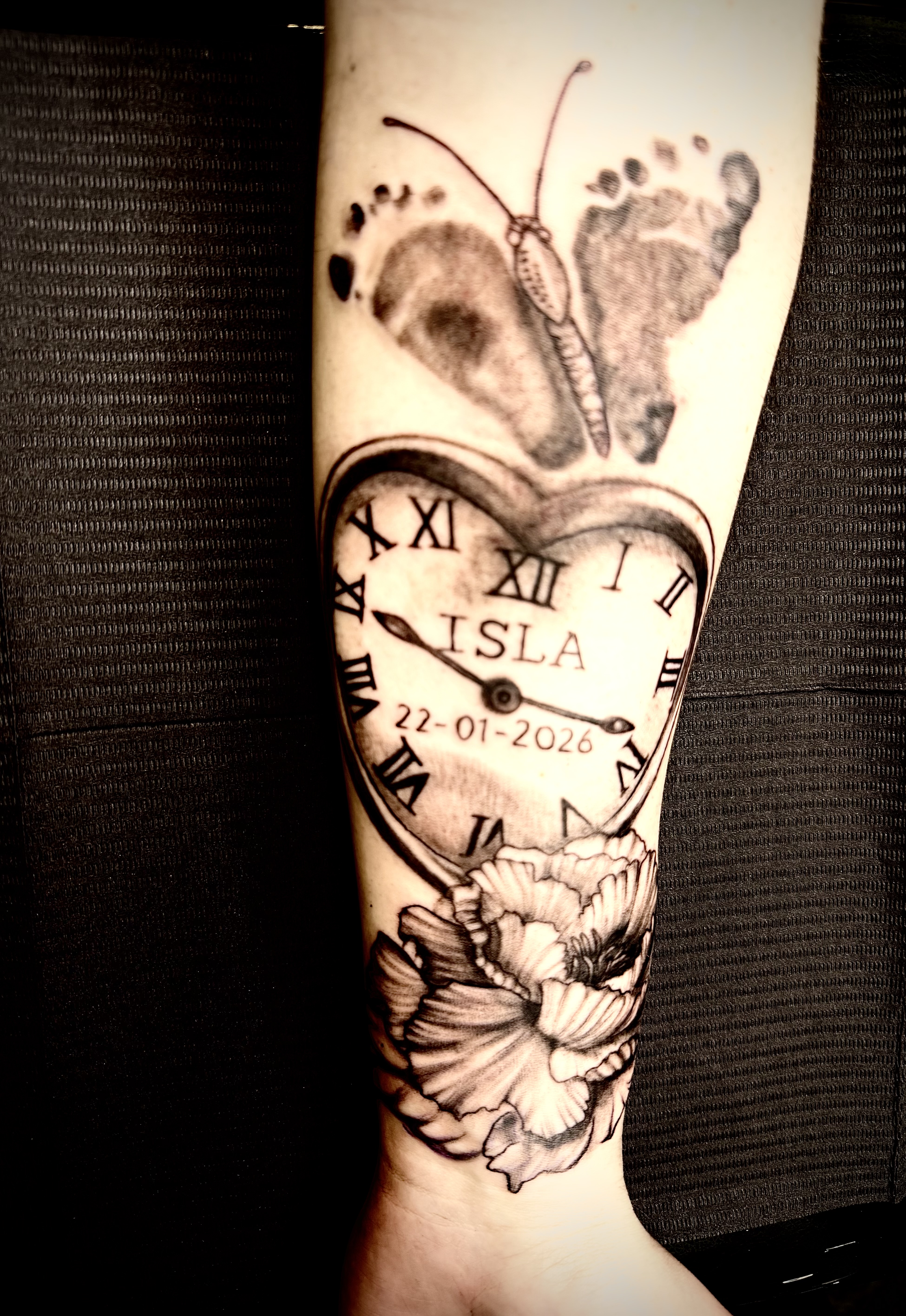 Heart Clock 'Isla'