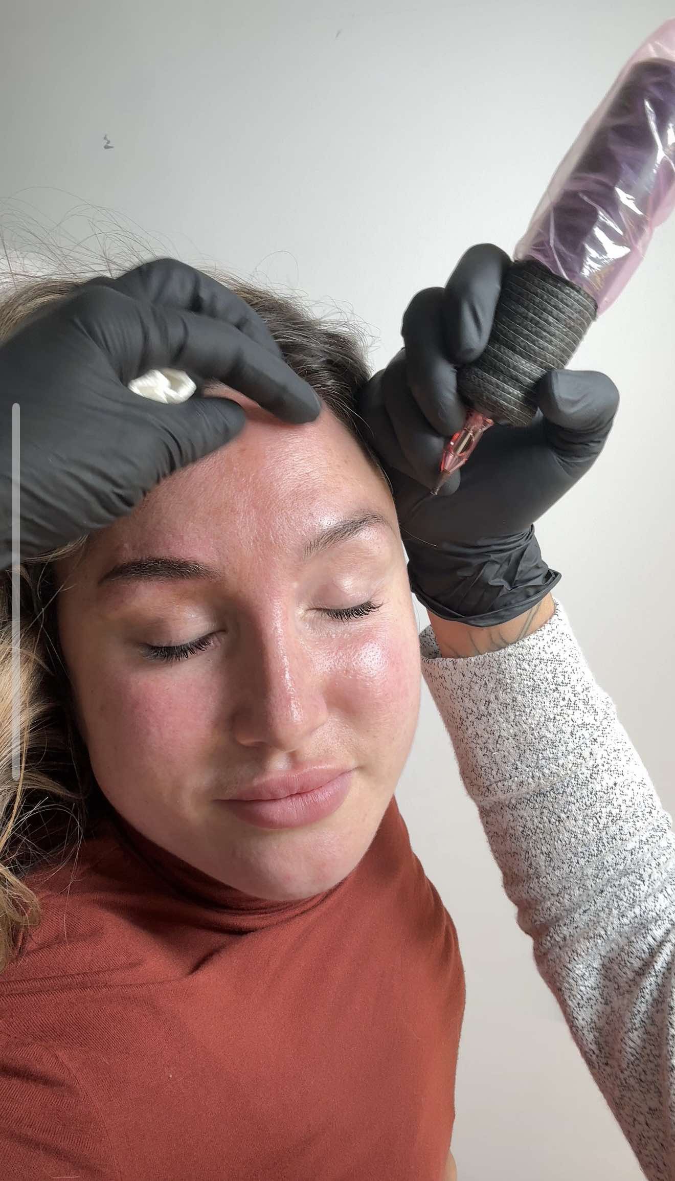 Permanent Brows — Precision application